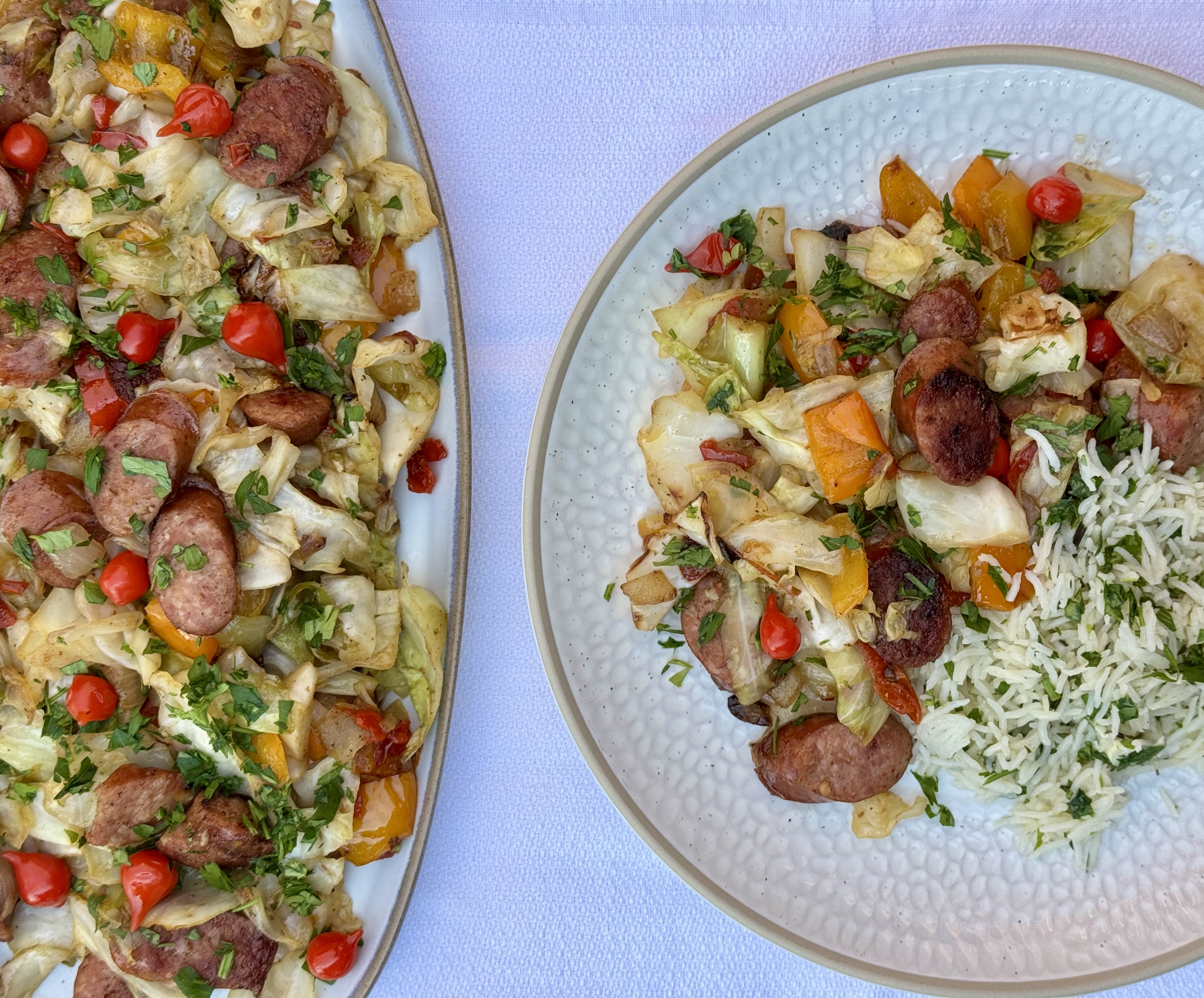 Recipes: Creole Cabbage and Sausage