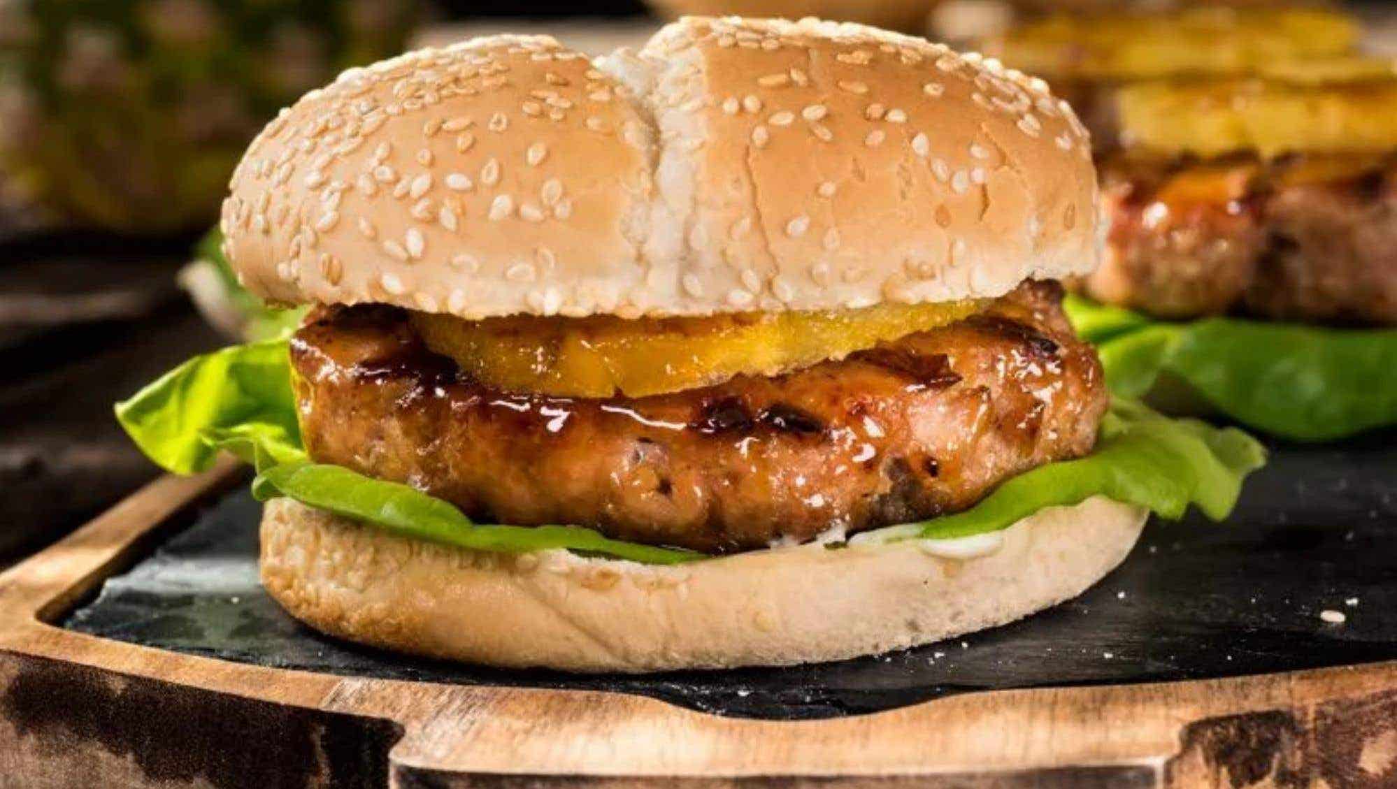 Recipes: Grilled Pork Pineapple Teriyaki Burgers